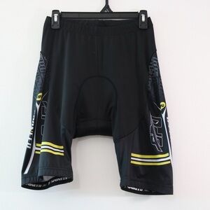 Spooned Shorts Padded Cycling Men's Sz XL Riding Black